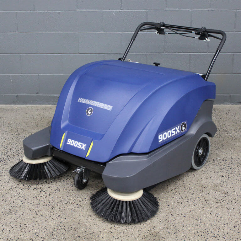 900SX Electric Walk-Behind Sweeper | Hammerhead Cleaning Equipment